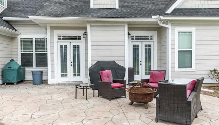 Create a Beautiful Stamped Concrete Patio in Syracuse, New York area!